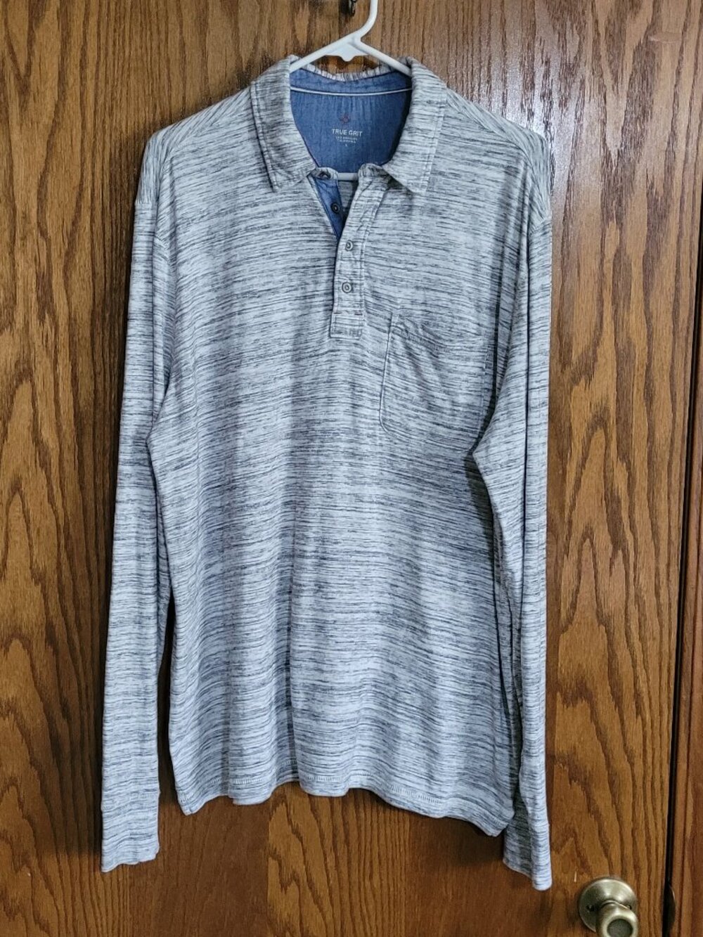 True Grit Knit Collar Shirt